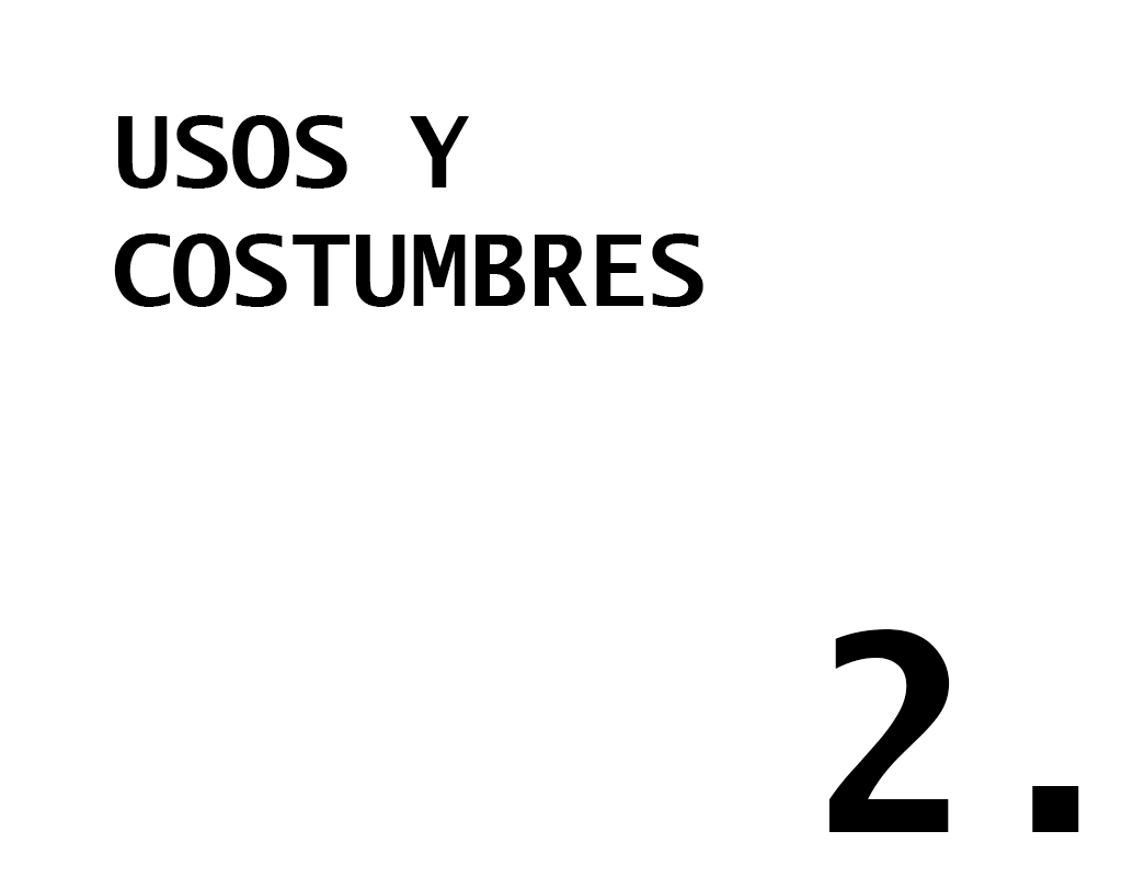 imagen de Usos y Costumbres